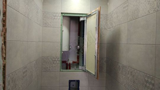 Люк под плитку Нажимной Секрет-Лайт 2 створки 1200*550 Люк под плитку Нажимной Секрет-Лайт 2 створки 1200*550