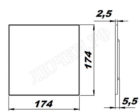 Вытяжной вентилятор airRoxy HS, красный, 01-163 Вытяжной вентилятор airRoxy HS, красный, 01-163