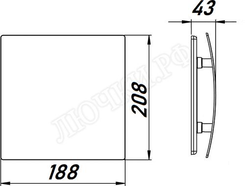 Вытяжной вентилятор Awenta System+, Silent, 125, KWS125H, PEZ125, Золото, пластик Вытяжной вентилятор Awenta System+, Silent, 125, KWS125H, PEZ125, Золото, пластик