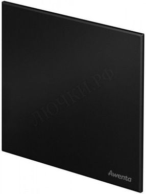 Вытяжной вентилятор Awenta System+, Silent, 125 KWS125W, Trax, PTCB125M, Чёрный матовый, пластик Вытяжной вентилятор Awenta System+, Silent, 125 KWS125W, Trax, PTCB125M, Чёрный матовый, пластик