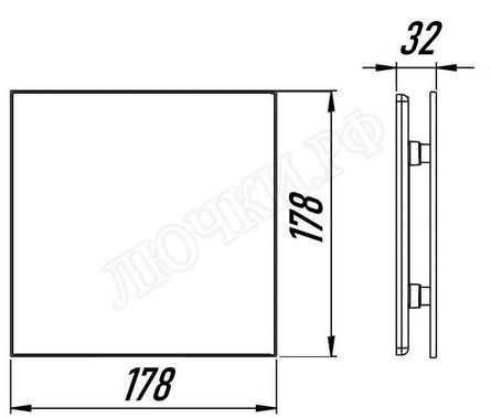 Вытяжной вентилятор Awenta System+, Silent, 125, KWS125H, PTGB125P, Чёрный глянцевый, стекло Вытяжной вентилятор Awenta System+, Silent, 125, KWS125H, PTGB125P, Чёрный глянцевый, стекло