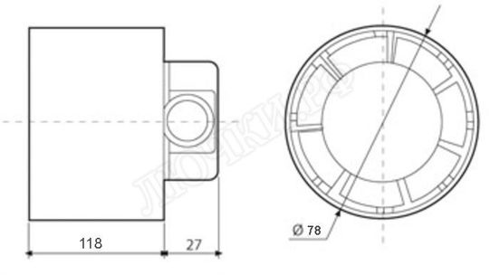 Канальный вентилятор TDM 200 Канальный вентилятор TDM 200
